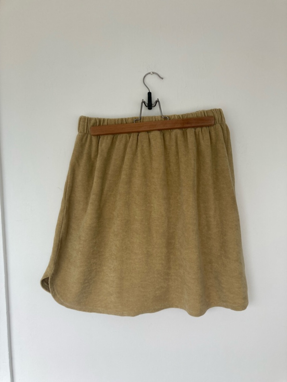 Quiksilver Tan terry-cloth skirt